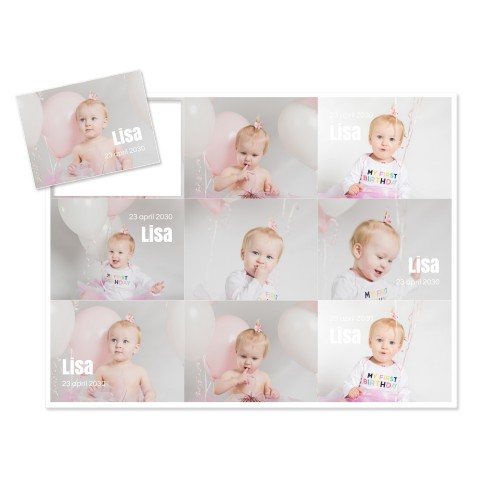 Magnetsheet Rectangle - set of 9