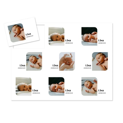 Magnet photo souple Rectangle (lot de 9) Magnet photo souple Rectangle (lot de 9)