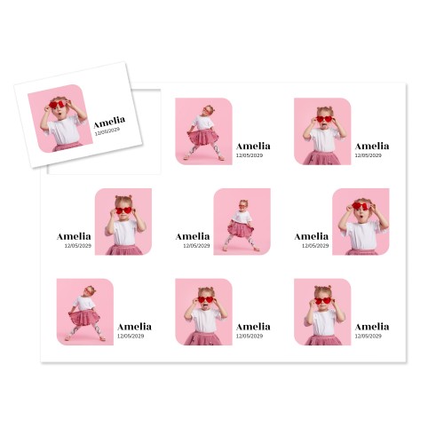 Magnet photo souple Rectangle (lot de 9) Magnet photo souple Rectangle (lot de 9)