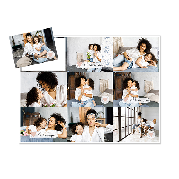 Magnet photo souple Rectangle  (lot de 9)