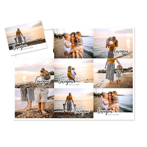 Magnet photo souple Rectangle  (lot de 9)