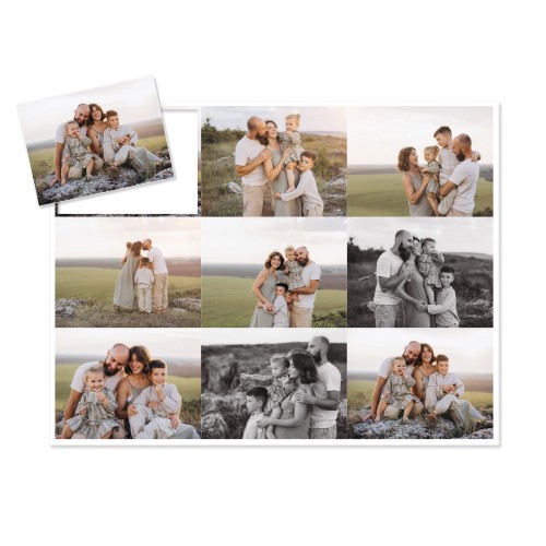 Flexibele fotomagneten rechthoekig (set van 9)