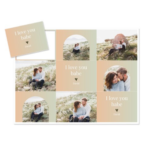 Magnet photo souple Rectangle  (lot de 9)
