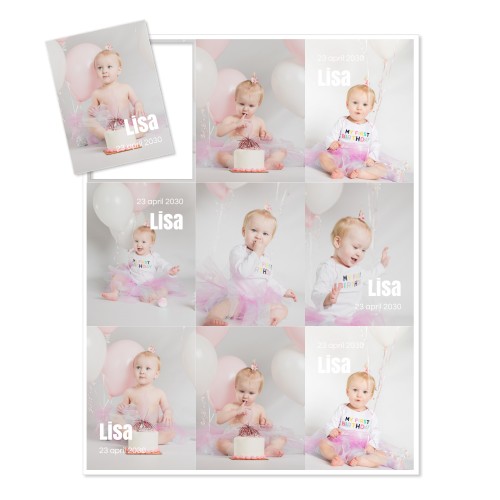 Fotomagneter rektangulær - 9 stk