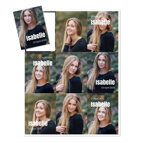 Fotomagneter rektangulär - 9 st
