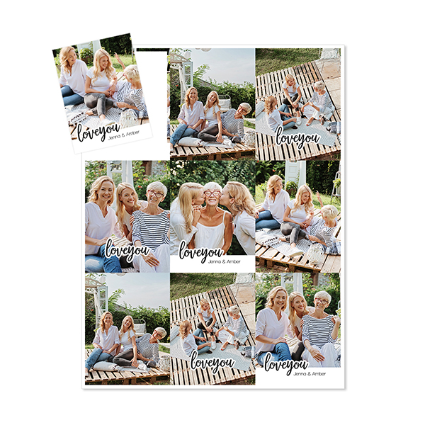 Magnet photo souple Rectangle  (lot de 9)