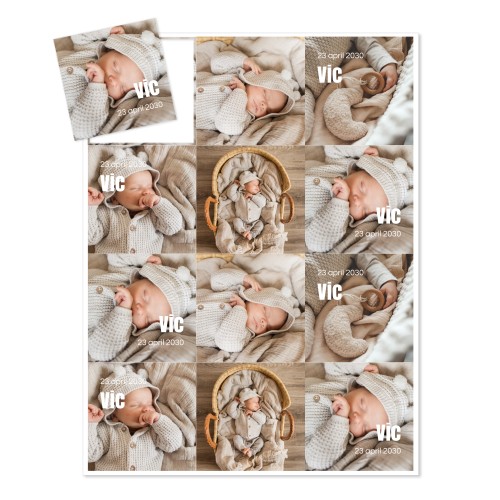Magnet photo souple Carré (lot de 12) Magnet photo souple Carré (lot de 12)