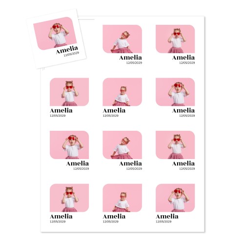 Magnet photo souple Carré (lot de 12) Magnet photo souple Carré (lot de 12)