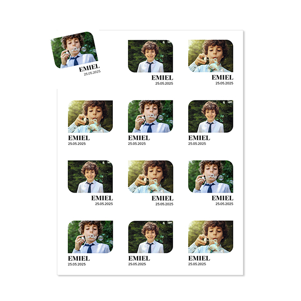 Magnet photo souple Carré (lot de 12)