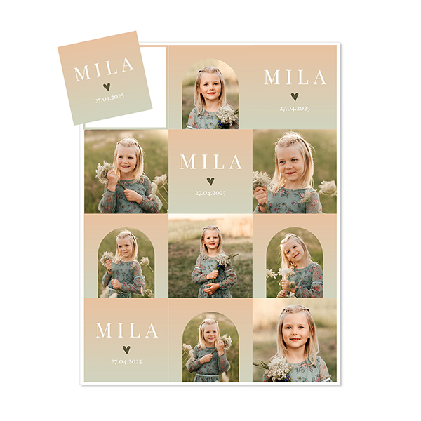 Magnet photo souple Carré (lot de 12)