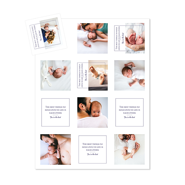 Magnetsheet Square - set of 12 Magnetsheet Square - set of 12