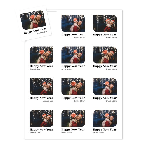 Flexibele fotomagneten Vierkant (set van 12)