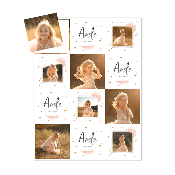 Magnet photo souple Carré (lot de 12)