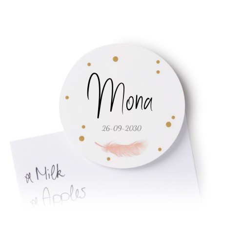 Feathers and golden sparkles