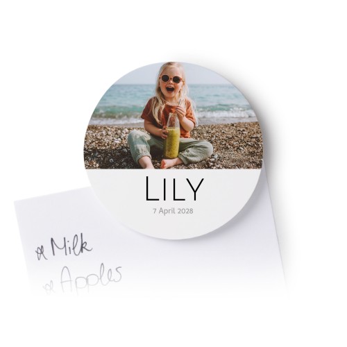 Round Fridge Magnets - set of 4