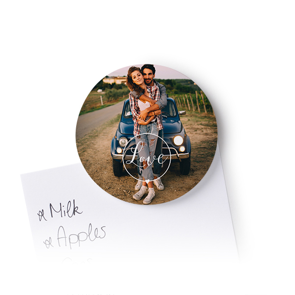 Foto-Magnet rund - 4 Stk. Foto-Magnet rund - 4 Stk.