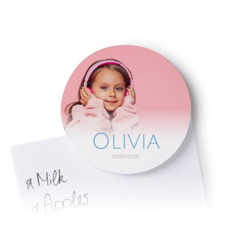 Round Fridge Magnets - set of 4