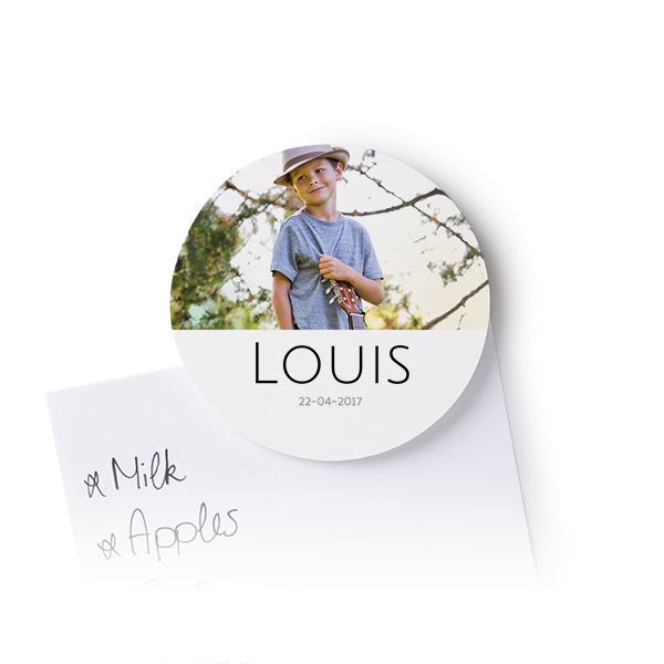 Magnets photo ronds (lot de 4)