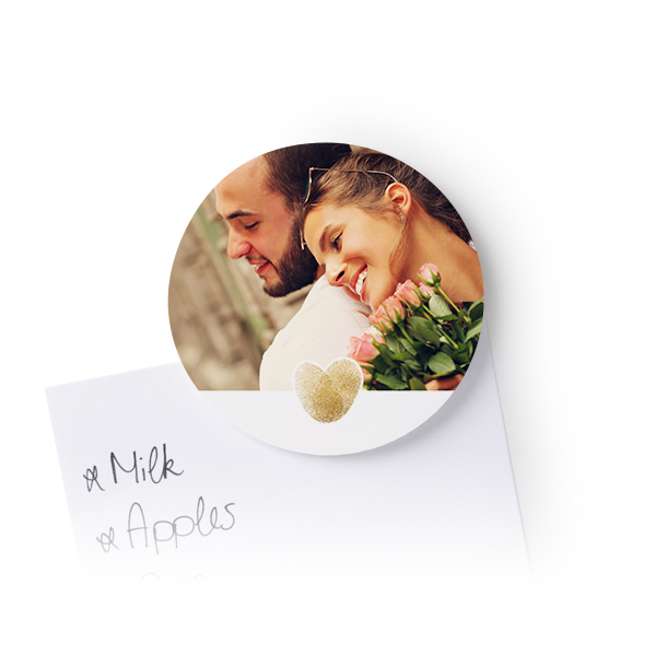 Magnets photo ronds (lot de 4) Magnets photo ronds (lot de 4)