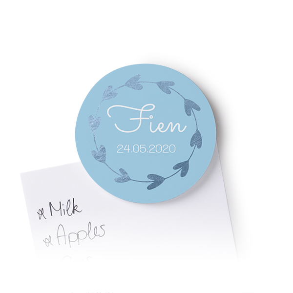 Round Fridge Magnets - set of 4