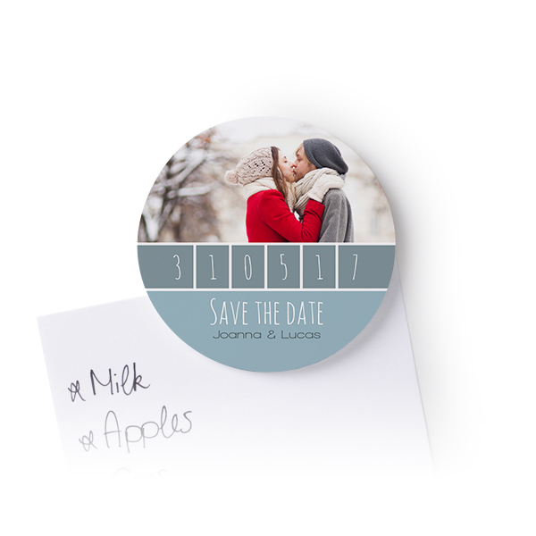 Round Fridge Magnets - set of 4