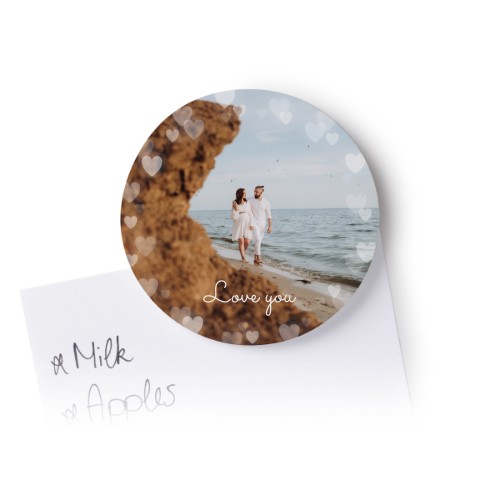 Magnets photo ronds (lot de 4)