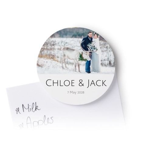 Round Fridge Magnets - set of 4