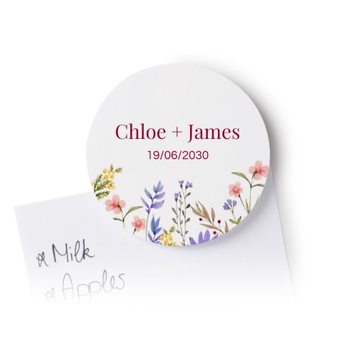 Round Fridge Magnets - set of 4