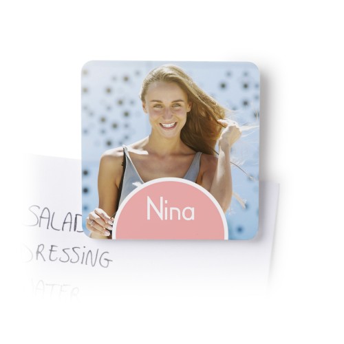 Kjøleskapsmagneter firkantet - 4 stk