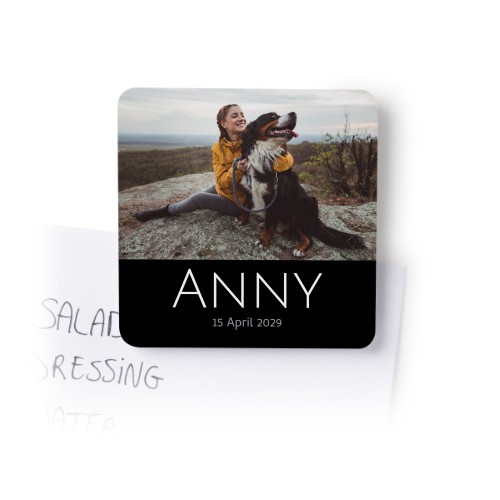 Kjøleskapsmagneter firkantet - 4 stk Kjøleskapsmagneter firkantet - 4 stk