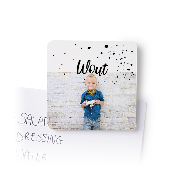 Square Fridge Magnets - set of 4 Square Fridge Magnets - set of 4