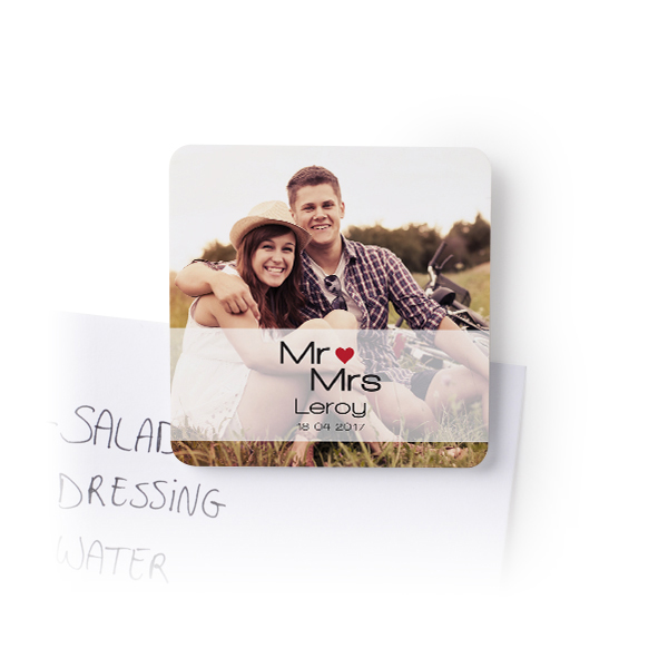 Foto-Magnet quadratisch - 4 Stk.