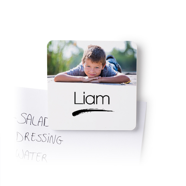 Kjøleskapsmagneter firkantet - 4 stk