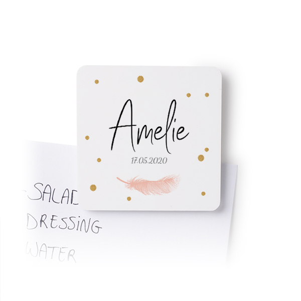 Fjer og gyldne glimt