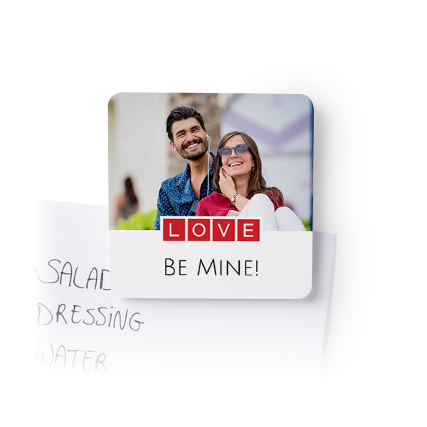 Square Fridge Magnets - set of 4