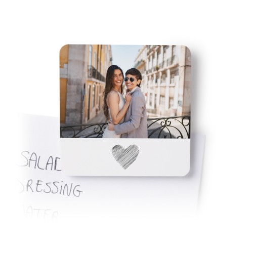 Magnets photo carrés (lot de 4)