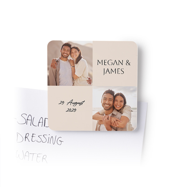 Foto-Magnet quadratisch - 4 Stk. Foto-Magnet quadratisch - 4 Stk.