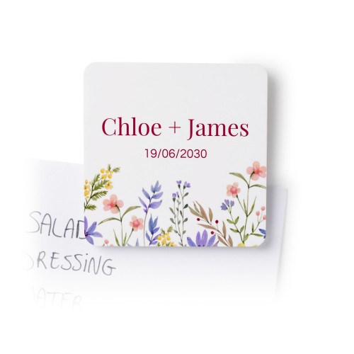 Square Fridge Magnets - set of 4