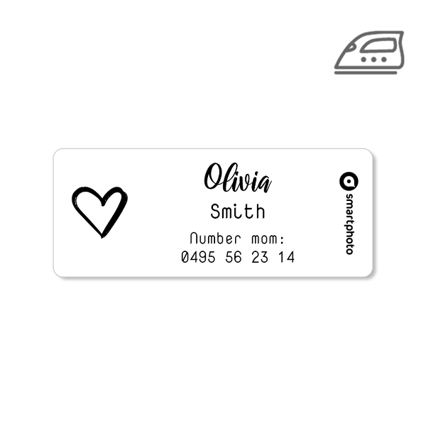 Iron-on labels - set of 72 Iron-on labels - set of 72