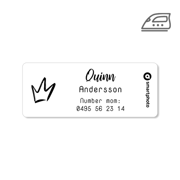 Iron-on labels - set of 72 Iron-on labels - set of 72