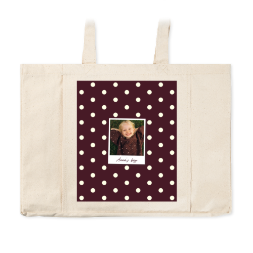 MaxiBag25x30_ClassicPolkaLoveBrown