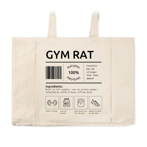 Gym Rat Label - Text only