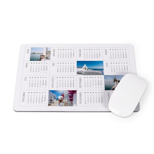 Muismat met kalender