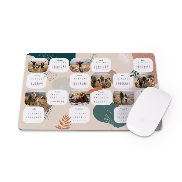 Muismat met kalender