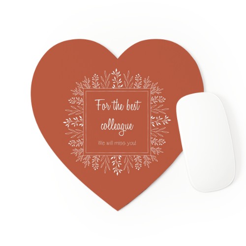 Mousepad in Herzform mit eigenem Foto
