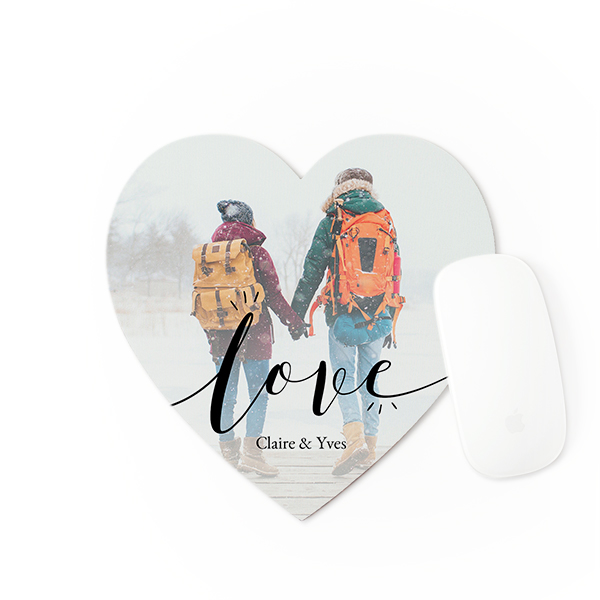 Tapis de souris Coeur