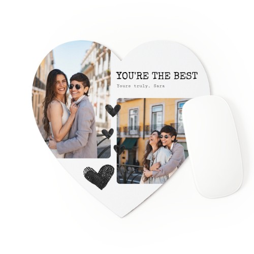 Tapis de souris Coeur