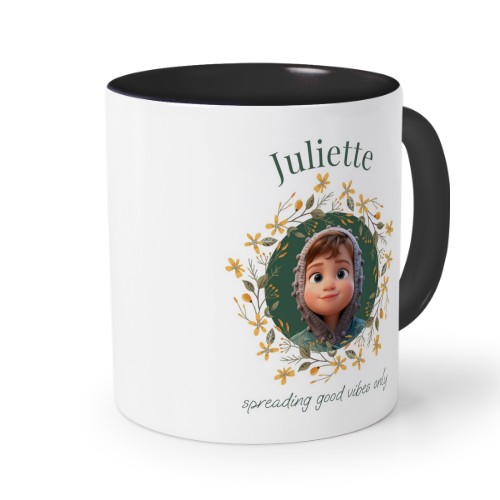 Farbige Tasse Schwarz