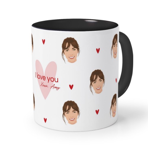 Red Hearts Avatar Pattern