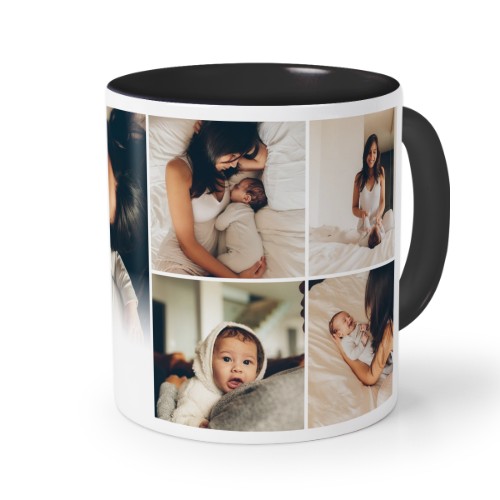 Mugg med färg Svart Mugg med färg Svart